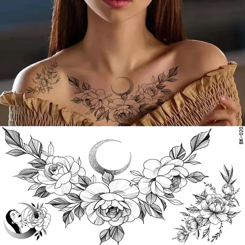 Personalizado temporal más barato personalizado boda cuerpo blanco tatuaje temporal pegatina Henna diseños Henna pegatina tatuaje plantillas