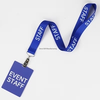 Lanière personnalisée en polyester Sunshine pour événements avec badges VIP et badges nominatifs du personnel - Durable et écologique