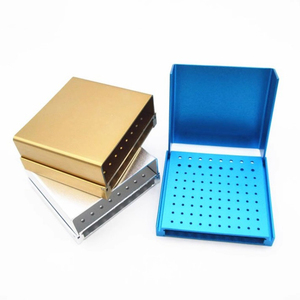 Supporto per Frese Dentali con 86 Fori, per Frese ad Alta Velocità e Contrangolo a Bassa Velocità, Supporto per Pulizia Frese Diamantate, Scatola Sterilizzatrice Autoclave - Product Image 1