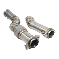 Downpipe de course en acier inoxydable SS304 personnalisable avec logo laser pour BMW G80 M3 G82 M4 S58 2020+
