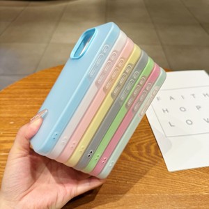 Funda para Teléfono Móvil <span class=keywords><strong>2</strong></span> en 1 de Color Sólido Transparente para <span class=keywords><strong>iPhone</strong></span> 17 11 12 13 14 15 18, Funda 3D Colorida para <span class=keywords><strong>iPhone</strong></span> 16 Pro Max - Product Image 4