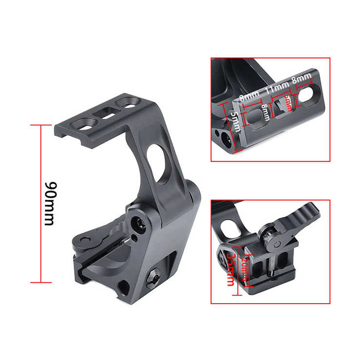 Bipied Réglable Pour Fusil - Aluminium, Hauteur 7.25 à 9 Pouces