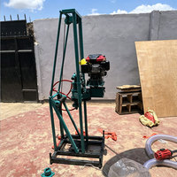 Foreuse à eau portable à essence, machine de forage manuelle à petit diamètre pour l'irrigation domestique et agricole