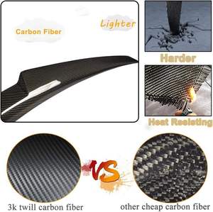 Aileron arrière en fibre de carbone à simple volet, finition mate, modèle PS SHENGTIAN BMW Série 4 F36 pour 420i 428i 435i 440i - Product Image 6