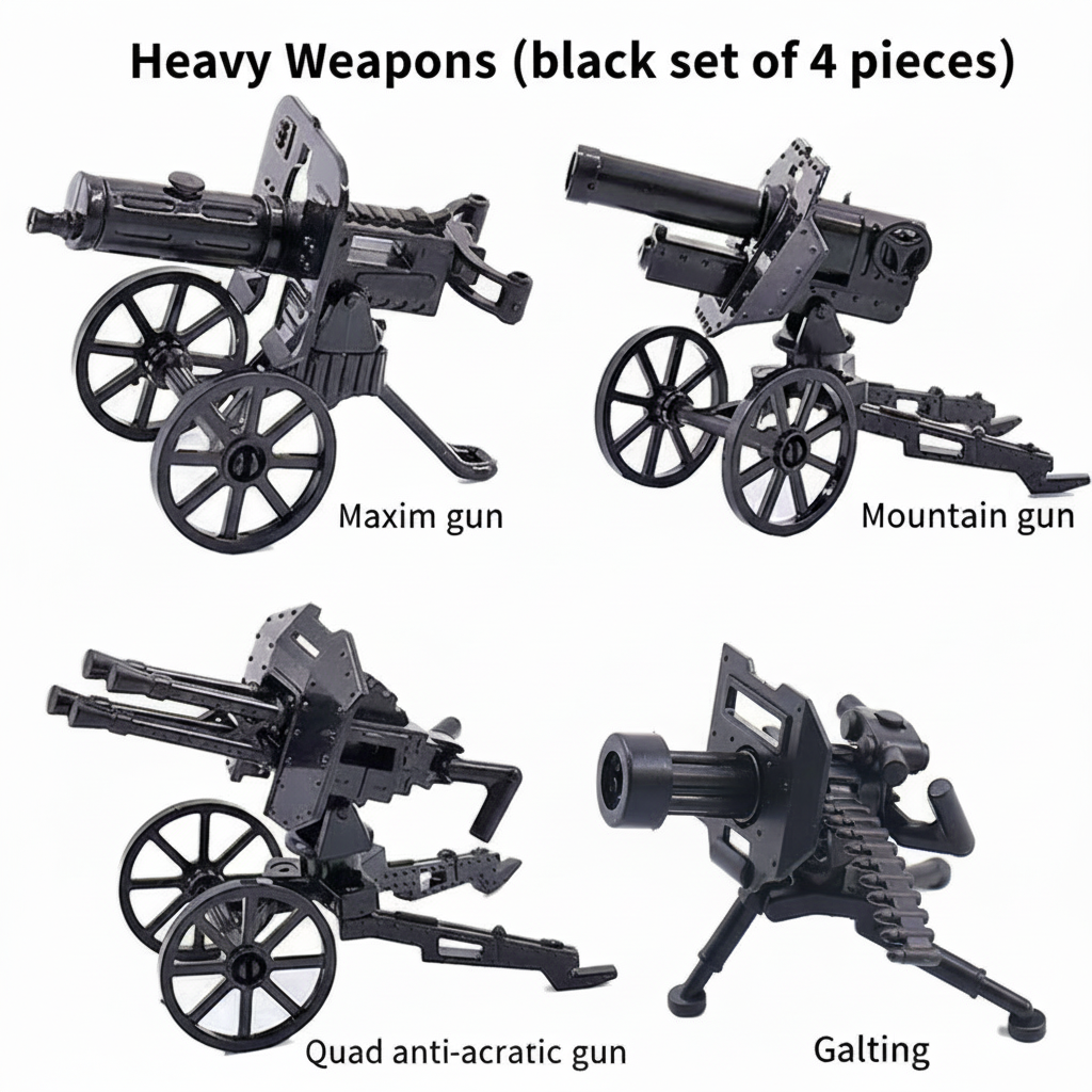 4 armas pesadas-negras