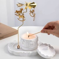 Diffuseur d'huiles essentielles en cire de soja écologique parfumé pour la maison, support de bougie en céramique, vente en gros