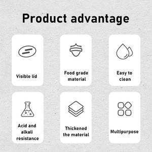 Plateau Alimentaire Froid <span class=keywords><strong>à</strong></span> Grain de Bois WINNERS en Acier Inoxydable pour Buffet, Présentoir <span class=keywords><strong>à</strong></span> Sashimi <span class=keywords><strong>avec</strong></span> <span class=keywords><strong>Couvercle</strong></span> pour Restaurant et Hôtel - Product Image 6