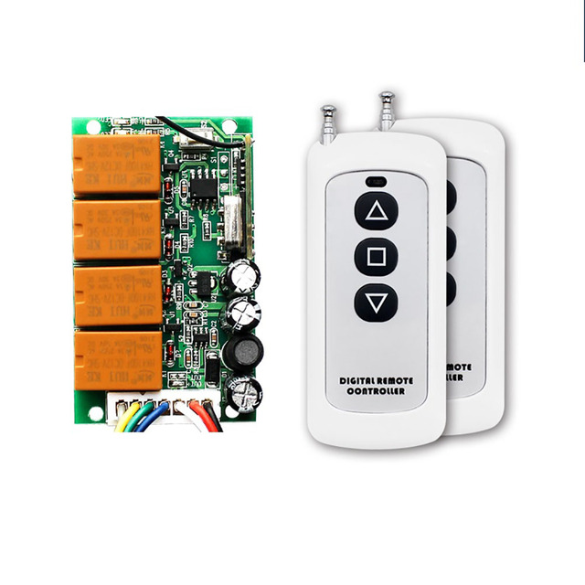 433MHz DC12-40V 4CH Wireless RF Barrier Door Remote Control Switches Transmitter & Receiver Starter Kit Manufacturer