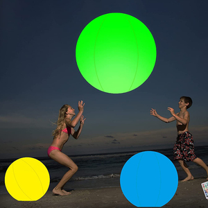 <span class=keywords><strong>Ballon</strong></span> d'<span class=keywords><strong>eau</strong></span> en PVC Offre Spéciale avec lumières LED télécommande lumineuse <span class=keywords><strong>ballon</strong></span> de plage gonflable été jouets de natation en plein air - Product Image 2