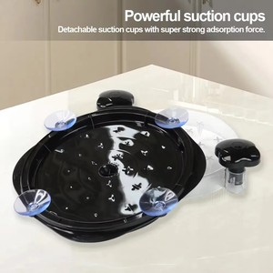 Outil de déchiquetage Chicken Bowl Twist avec 4 ventouses puissantes, en plastique écologique, compatible lave-vaisselle, essentiel pour la maison pour la préparation de burgers - Product Image 4