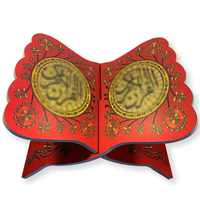 Support de Coran en bois vintage pour l'Aïd musulman et le Ramadan, décoration de table, présentoir