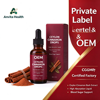 Capsules de Cannelle de Ceylan à Absorption Élevée, Extrait Pur de Cannelle, Soutien Immunitaire, Certifié Halal, OEM pour Adultes