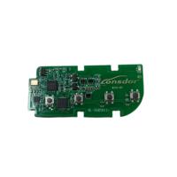 Llave Inteligente Universal Lonsdor LT21-07 con PCB de 4 Botones para BA-B6, Frecuencia Ajustable para los Modelos Más Recientes de 2025+