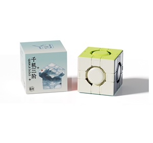 ลูกบาศก์รูบิค Yongjun 3x3x3 แบบไม่มีสติกเกอร์ <span class=keywords><strong>QianJi</strong></span> รูปทรงพิเศษ ลูกบาศก์ความเร็ว 3x3 ของเล่นเสริมพัฒนาการ ของขวัญวันเกิด วันคริสต์มาส - Product Image 1