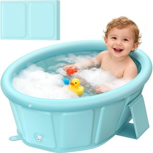 Inflatable Baby Pool Float <b>Foldable</b> Infant Swimming Pool Portable Kids <b>Bath</b> Tub for Indoor Outdoor Summer - Product Image 1