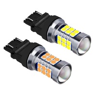 Auto Small LED Bulb T25 3156 P24W 3157 P27/7W 3030 27SMD Car Reverse Parking Stop Turn Signal Lighting System Canbus Error Free