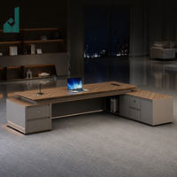 Bureau de direction moderne et luxueux de qualité supérieure - Écologique - Garantie de 5 ans - Dimensions personnalisées - Marquage disponible - Directement de l'usine