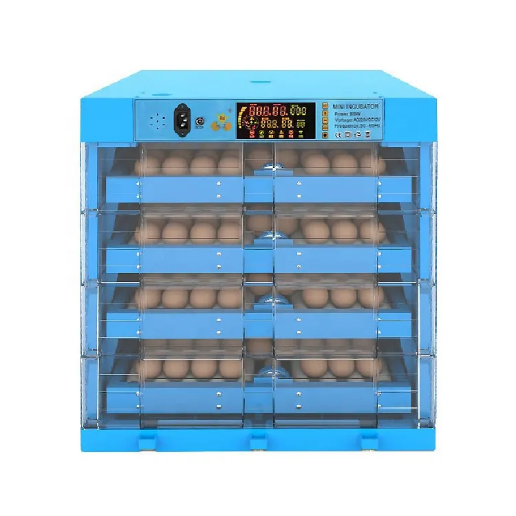 التلقائي بالكامل 300 بيض القدرات جهاز تفريخ بيض الدجاج التلقائي آلة للتفقيس