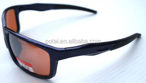 POTAI Durable Unisex <b>Sunglasses</b> with Gradient <b>Lenses</b> Hard Coating PC Frame Material S Black Frame Model 3584 - Product Image 3