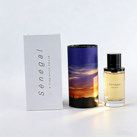 Personaliza tu Botella de Perfume de Vidrio de 50 ml con Tapa Magnética, Envase de Spray para Fragancias Vacío con Caja Cilíndrica
