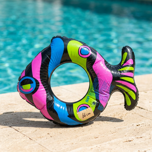 OEM For Walmart Custom Inflatable PVC Swim <b>Ring</b> Fully Customized Solutions Lifebuoy Outdoor Water Sporting and Amusement - Product Image 5