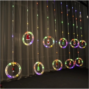 <strong>Christmas</strong> <strong>Curtain</strong> String Lights 3m Custom Logo Decorative Lighting USB Powered with 8 Modes - Product Image 2