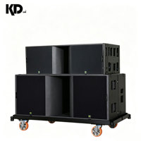 Sistema de Sonido Line Array Grande KD-1 de 3 Vías con Altavoz Dual de 15 Pulgadas / KD-28 Subwoofer Dual de 15 Pulgadas 4 Ohmios 8 Ohmios
