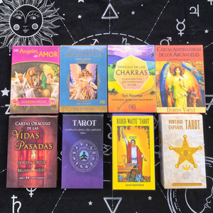Cartes de tarot espagnoles très vendues pour le commerce extérieur, jeu de table, cartes Oracle fabriquées en Chine avec emballage en boîte couleur - Product Image 1