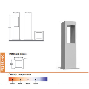<strong>Cheap</strong> Aluminum Waterproof IP65 14W 19W 24W External Led Lawn Walkway Garden Path Outdoor Pathway <strong>Bollard</strong> Lights - Product Image 2