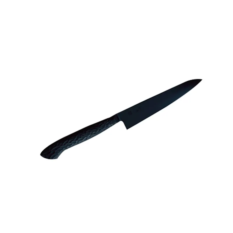 Japan high tech full stainless steel Japanese black kitchen knife set