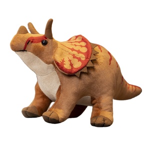 Greenmart Jouets en peluche personnalisés en coton PP doux pour enfants, dinosaures de simulation : Tricératops, Ankylosaurus, Stégosaure, Dragon Serpent, Cadeau - Product Image 1