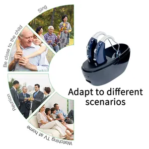 Aide auditive binaurale multicanaux bte avec Bluetooth sans fil pour amplificateurs de son pour personnes âgées