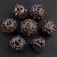 Jeu de rôle Dungeons and Dragons, dés personnalisés D6 10, dés ronds en métal multicolores, dés de dragon