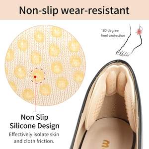 Parche de Espuma para Talón de Mujer, Herramienta Antideslizante y Antidesgaste para Tacones Altos - Adhesivo Ajustable para el Talón Trasero <span class=keywords><strong>del</strong></span> Zapato - Product Image 2