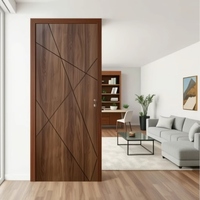 Portes en bois massif à double porte au design moderne, assemblées, style ouvert et pivotant pour fenêtres et portes