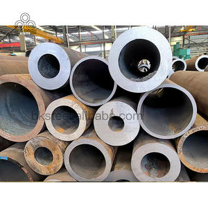 Pipa <span class=keywords><strong>Seamless</strong></span> Hot Rolled (HRS) Q235B Q355B GB/T <span class=keywords><strong>8162</strong></span> Toleransi H8/H9 Teruji Semprotan Garam - Product Image 3