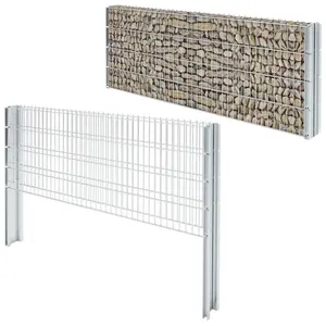 Gabion Muur Systeem Gabion Box Staal Gaas Hek