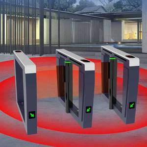 Người đi bộ <span class=keywords><strong>swing</strong></span> turnstile đơn cực văn phòng công ty nhân viên và truy cập hệ thống kiểm soát truy cập tự động <span class=keywords><strong>Swing</strong></span> cổng rào cản - Product Image 5