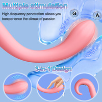 Flexibler, starker Vibrator mit Batteriebetrieb, G-Punkt-Vibrator aus weichem Silikon, Klitoris-Vibrator, Sexspielzeug für Frauen