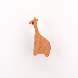 Solid Wood Modern Star Moon Sticky Pull Handle <b>for</b> Wall Mounting-School Bedroom Kitchen Cabinet-Easy Installation Durable - Product Image 3