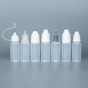 Tùy chỉnh <span class=keywords><strong>15ml</strong></span> 20 ml mềm bóp nhựa lỏng mắt thả chai PE 20 ml Mỹ phẩm chai cho ánh sáng lung linh dầu với trắng đen cap - Product Image 5