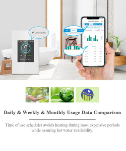 Lanbon L8 Chauffe-<span class=keywords><strong>eau</strong></span> Wifi LCD Écran Tactile Tuya Smart Life Apple Homekit Chaudière Commutateur Système <span class=keywords><strong>Maison</strong></span> Intelligente - Product Image 6