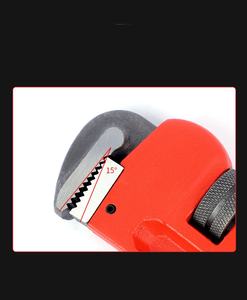 Llave de Tubo Recta de Acero al Carbono de Alta Resistencia Tipo Americano de 8 Pulgadas, Universal - Product Image 6