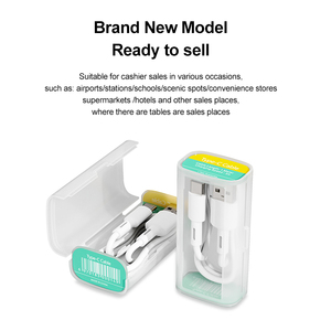 สาย USB ขายส่งพร้อมกล่องแสดงหลอดสายเคเบิลข้อมูลหลอดพลาสติกที่ชาร์จหูฟังชุดขาตั้งจอแสดงผล - Product Image 4