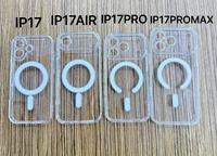 Hassas Lens koruyucu şeffaf iPhone için kılıf 17 16 16e 15 14 13 12 11 hava Pro Max artı Mini manyetik kablosuz şarj