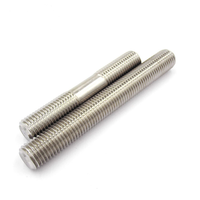 AISI 201 304 304L 316 316L 317L Stainless Steel Stud Bolt Double Threaded Rod Ended Bolt Screw