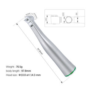 CP-Z15L стоматологический наконечник 4:1 контругловая низкоскоростная турбина на заказ, Стоматологический Продукт, светодиодный наконечник Toruqe - Product Image 5