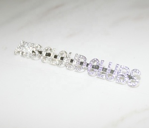 กิ๊บติดผมสุดน่ารักสำหรับเด็กผู้หญิงแบบ<span class=keywords><strong>ยาว</strong></span>ทำจากพลอยเทียมสีเงินแบบกำหนดเองปิ่นปักผมสุดน่ารัก - Product Image 5