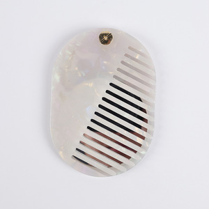 Cute Girl Portable Massage Eco-friendly Anti-static Acetic Acid Comb <b>Foldable</b> <b>Mirror</b> Comb Scalp Massage <b>Mirror</b> Comb - Product Image 6