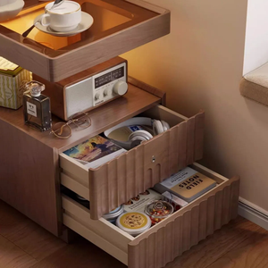 โต๊ะข้างเตียง OEM เฟอร์นิเจอร์บ้าน เวียดนาม เฟอร์นิเจอร์ห้องนอนทันสมัย ผลิตจากไม้คุณภาพสูง รุ่น BEDSIDE TAB MD10 - Product Image 2